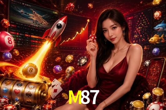 Página principal de M87 Casino con juegos en vivo y tragamonedas para México